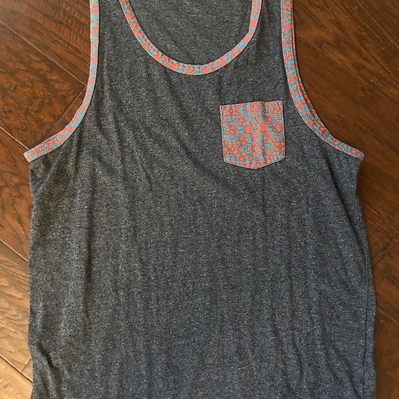 Hollister Other - Hollister Gray Tank Top with Red Accents